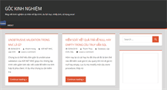 Desktop Screenshot of gockinhnghiem.com