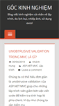 Mobile Screenshot of gockinhnghiem.com